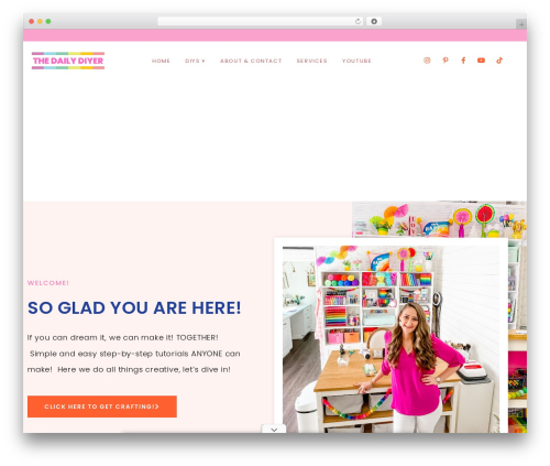 Theme WordPress ChicBloom - thedailydiyer.com