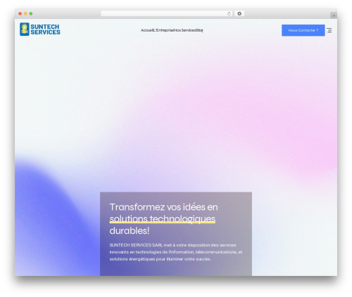 WordPress theme Softgen - suntechservices.net