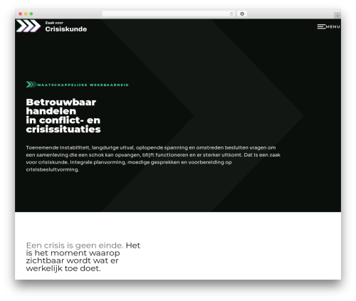 WordPress theme Beaver Builder Theme - crisiskunde.nl