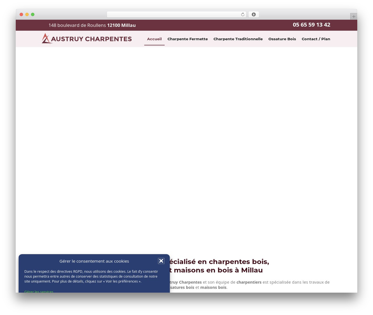 WordPress theme Beaver Builder Theme - austruy-charpentes.fr