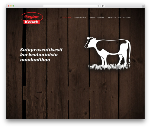 WordPress theme Ceylan - ceylankebab.fi