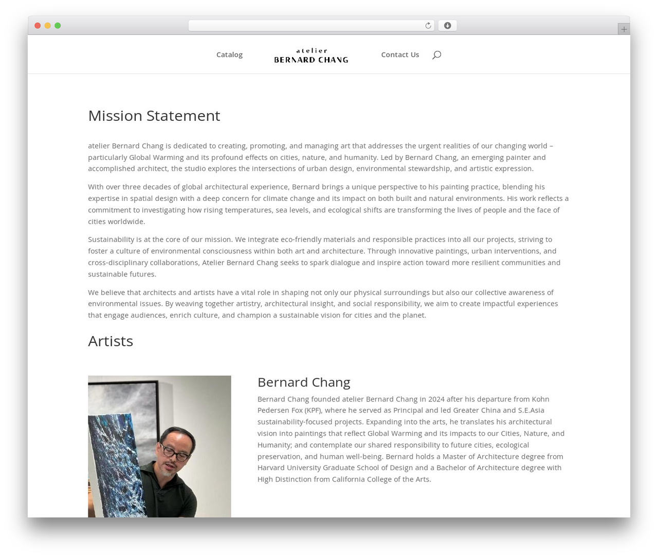 Divi WordPress theme - abernardchang.com