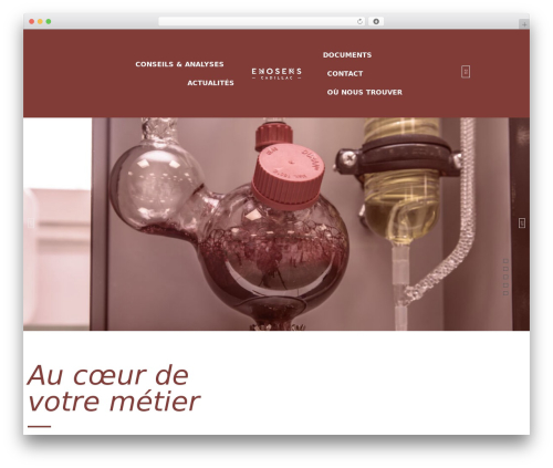 Enosens top WordPress theme - enosens-cadillac.fr
