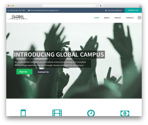 Themesflat WordPress plugin - newlifeglobalcampus.com