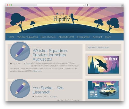 Flat Bootstrap WP theme - flippfly.com