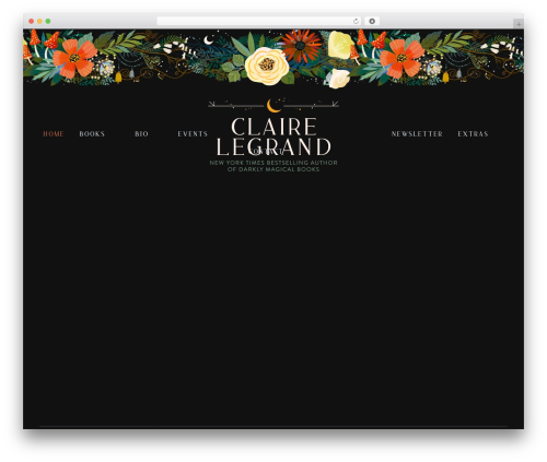 Genesis theme WordPress - claire-legrand.com