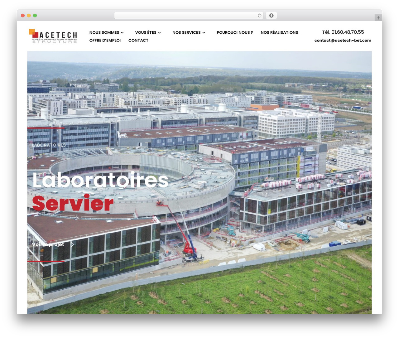 Larson theme WordPress - acetech-bet.com