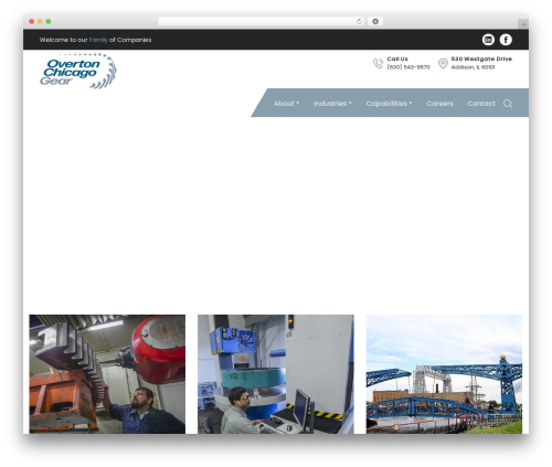 Overton WordPress theme - oc-gear.com