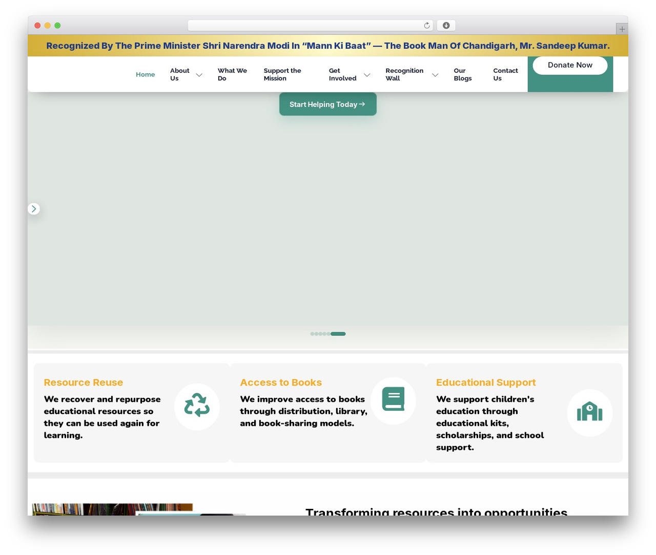 Theme WordPress Hello Elementor - openeyesfoundation.org.in