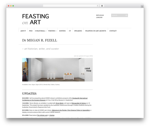 Theme WordPress Sight - feastingonart.com