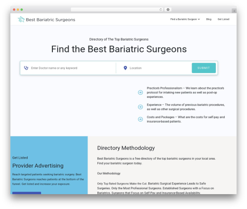 Theme WordPress GAL - bestbariatricsurgeons.com