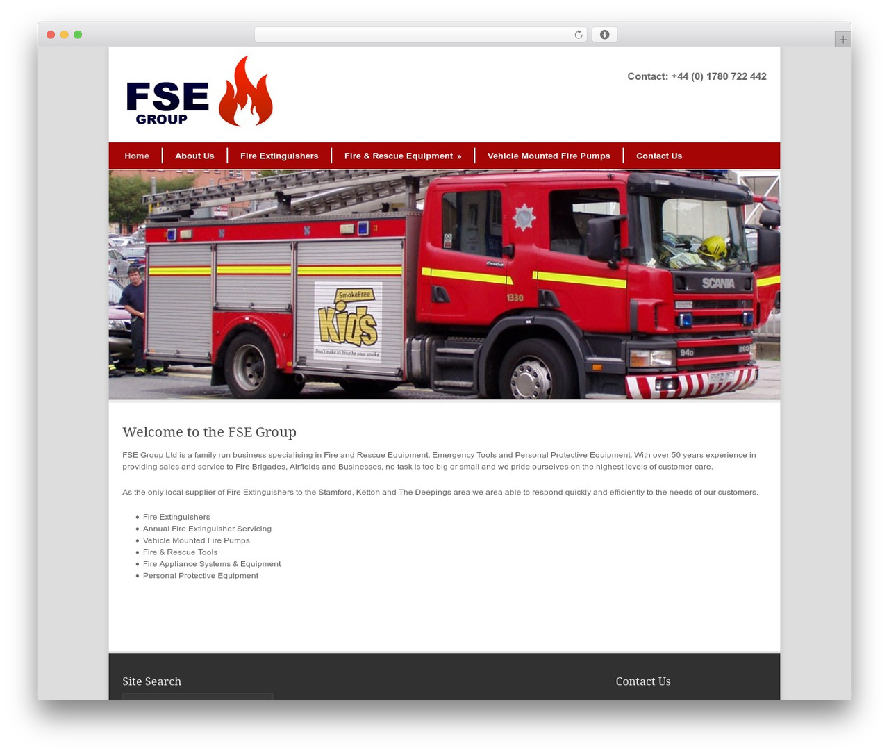 Theme WordPress Modernize - firesolutionsequipment.co.uk