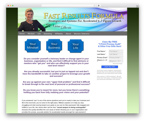 Theme WordPress Thesis - fastresultsformula.com