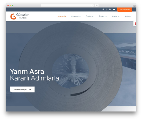 WordPress theme Dustrix - gulezler.com