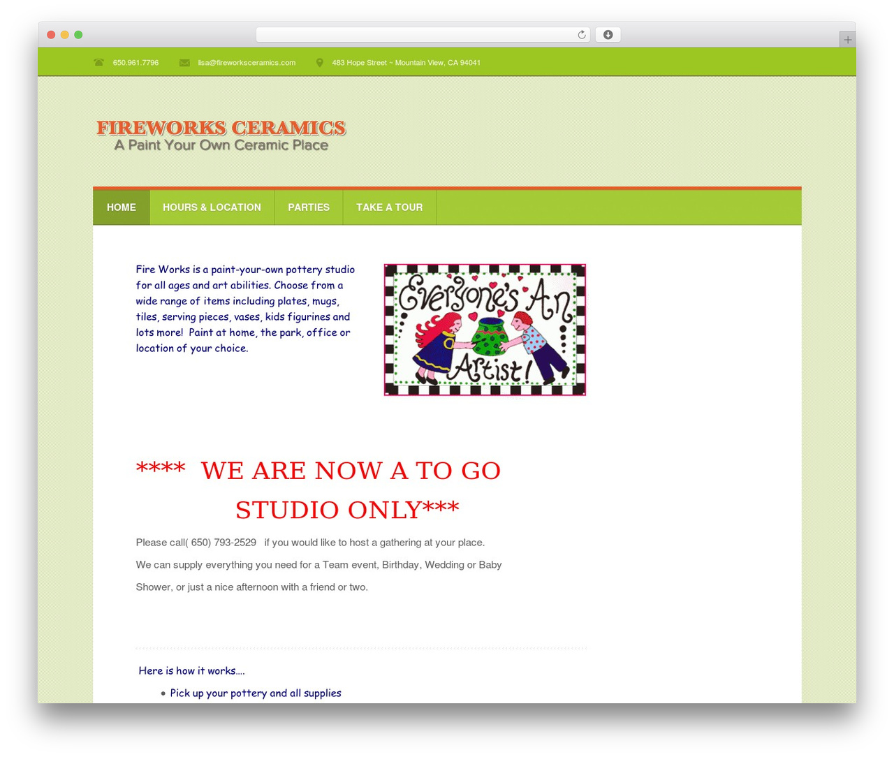WordPress theme InCare - fireworksceramics.com