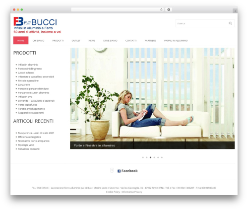 WordPress theme cherry - fratellibucci.com