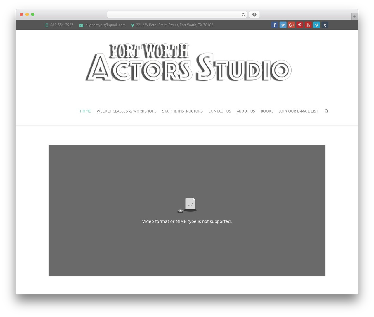 WordPress theme Interface - fwactors.com