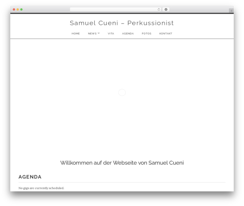 WordPress theme Promenade - samuelcueni.ch