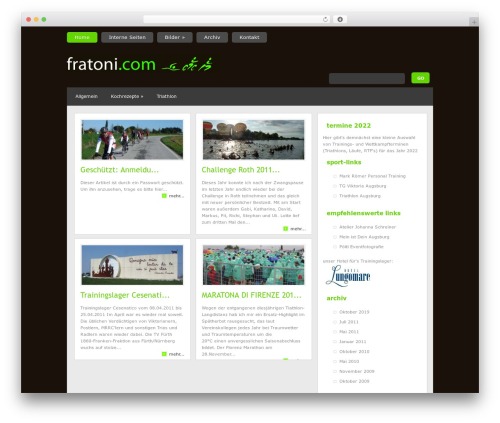 WordPress theme Quadro - fratoni.com/augsburg