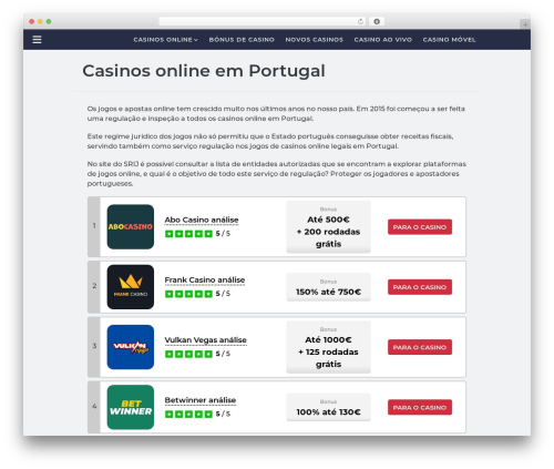 WordPress website theme Boombox - top10casinos.com.pt WordPress website theme Boombox - top10casinos.com.pt