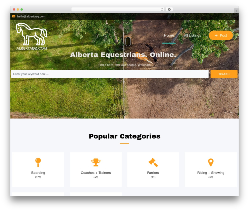 Classified listing toolkits WordPress plugin - albertaeq.com