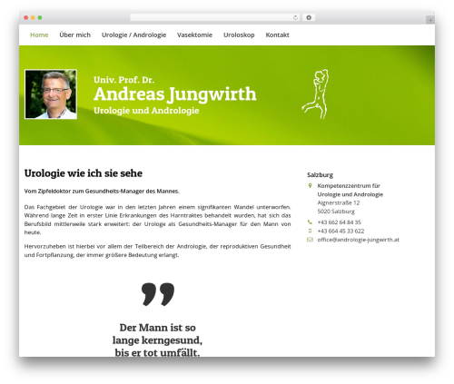 Canvas best WordPress theme - vasektomiezentrum.com