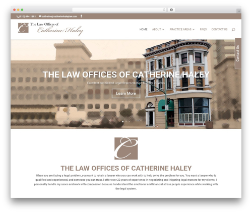 Divi WordPress theme - chaleylaw.com