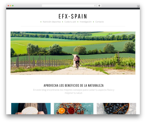 Equable Pro WordPress theme - efx-spain.com