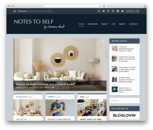 Extra premium WordPress theme - cheshiremum.co.uk