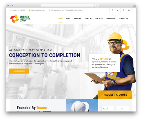 Facmaster top WordPress theme - energyexpertsnow.com