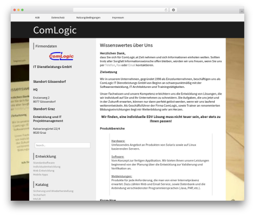 NewBasic WordPress theme - comlogic.at NewBasic WordPress theme - comlogic.at