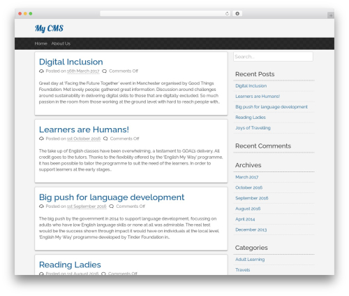 pacify theme WordPress free - challengingnorms.com