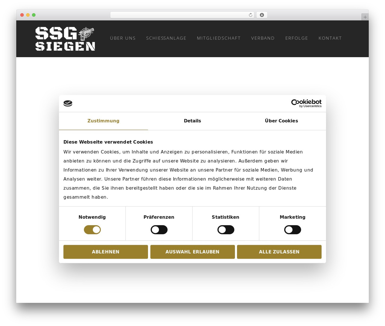 Prague WordPress theme - ssg-siegen.de