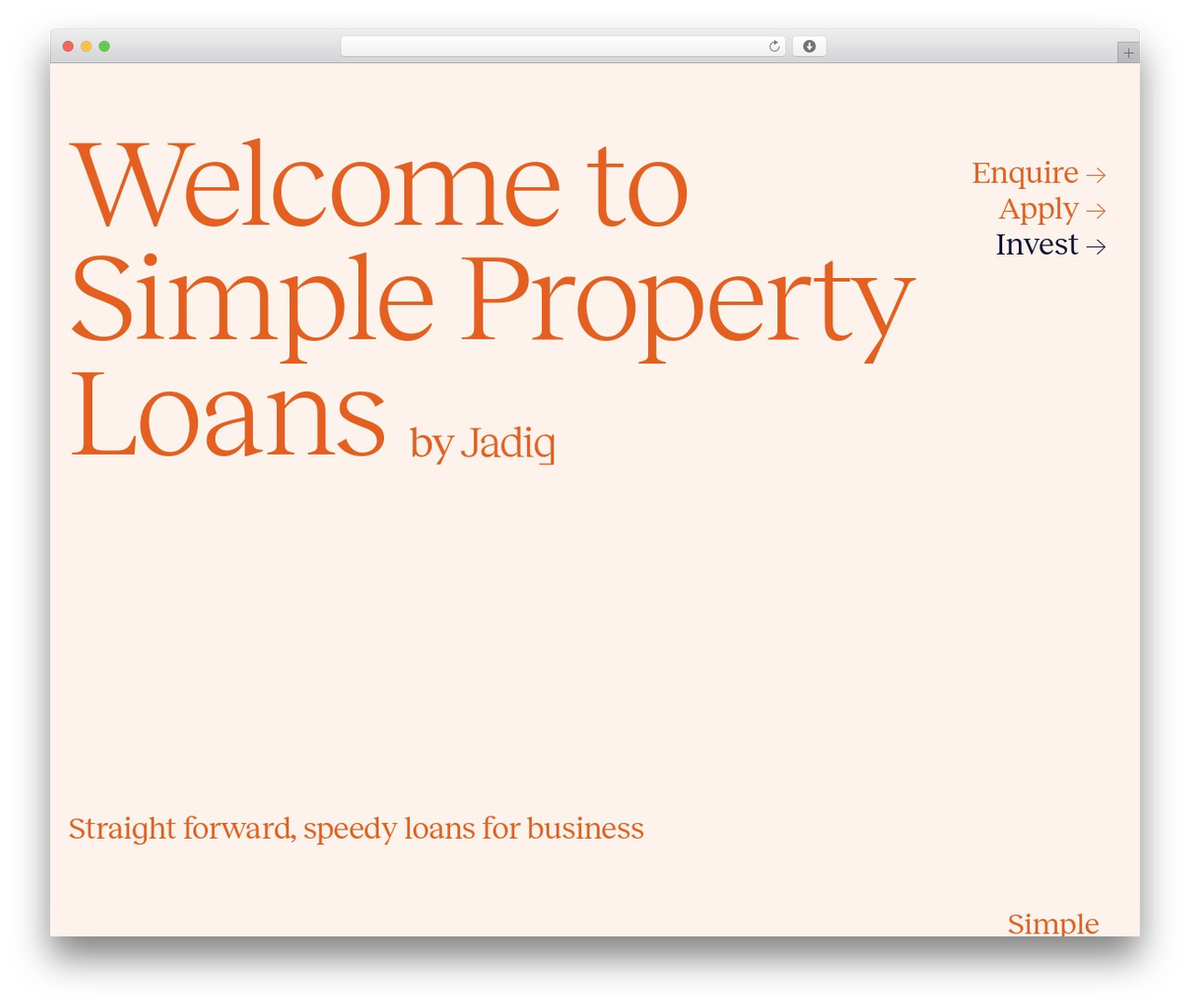 [Project] Theme by Efront best WordPress theme - simplepropertyloans.com