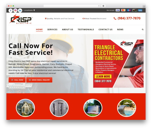 Wp_google_review WordPress plugin - crispelectric.com