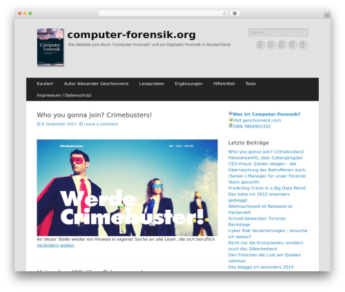Theme WordPress Catch Responsive Pro - computer-forensik.org
