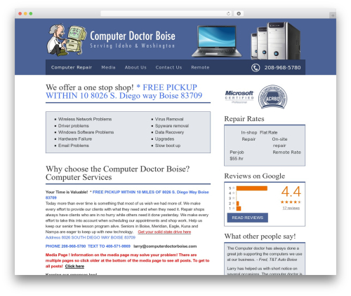 Theme WordPress Custom Theme - computerdoctorboise.com