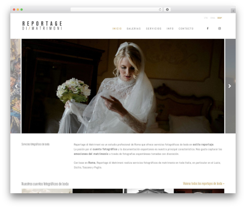 Theme WordPress Divi - reportagedimatrimoni.es