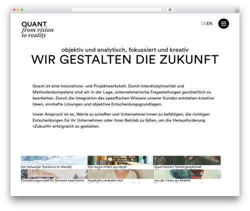 Mce blocksetting visibility WordPress plugin - quant.swiss