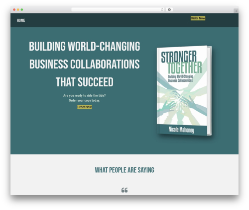 WordPress theme Beaver Builder Theme - nicolemahoney.com