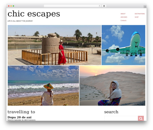 WordPress theme cherry - chic-escapes.ro