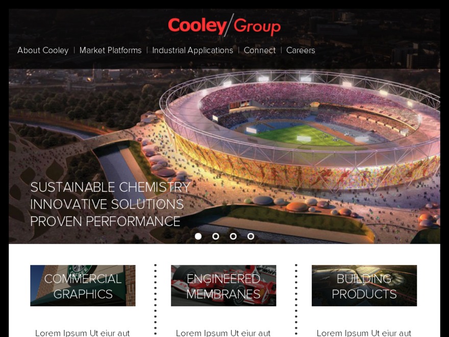 WordPress theme Cooley by Theme Author