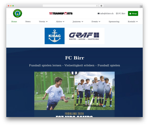 WordPress theme Impreza - fcbirr.ch