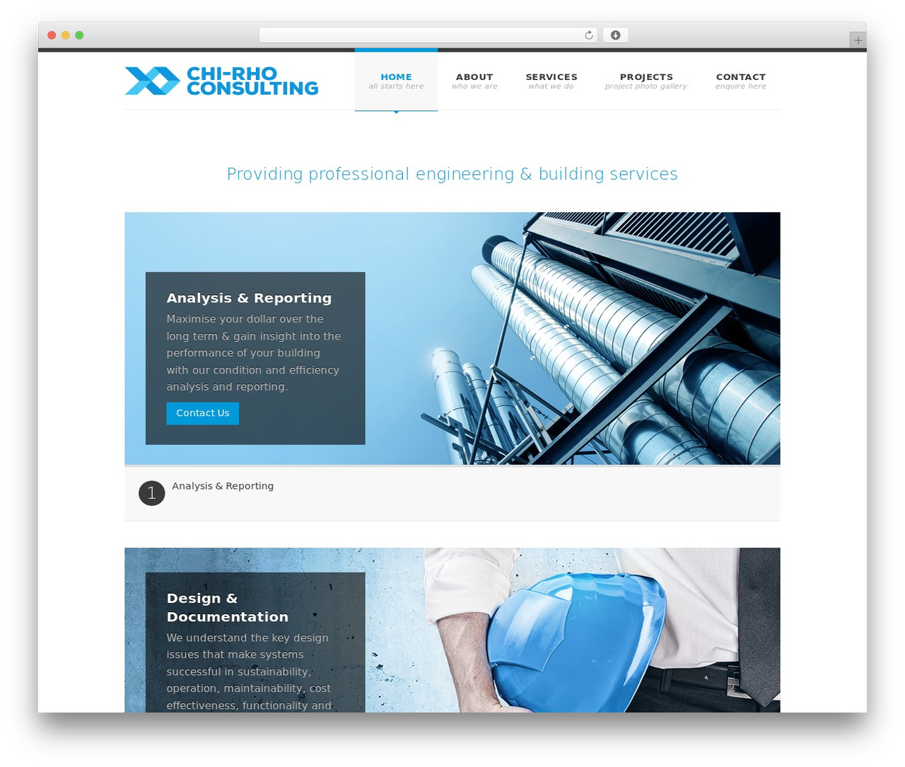 WordPress theme SmartStart WP - Responsive HTML5 Theme - chi-rhoconsulting.com.au