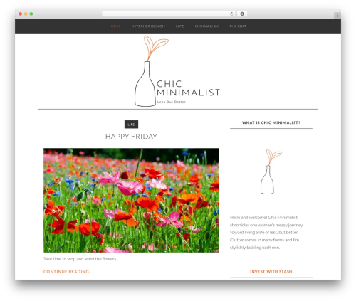 Marilyn WordPress theme - chicminimalist.com