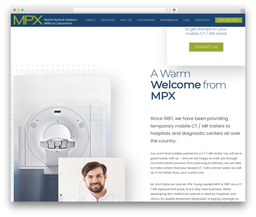 MXP WordPress theme - mpxinc.com