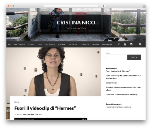 Simone WordPress theme - cristinanico.com Simone WordPress theme - cristinanico.com