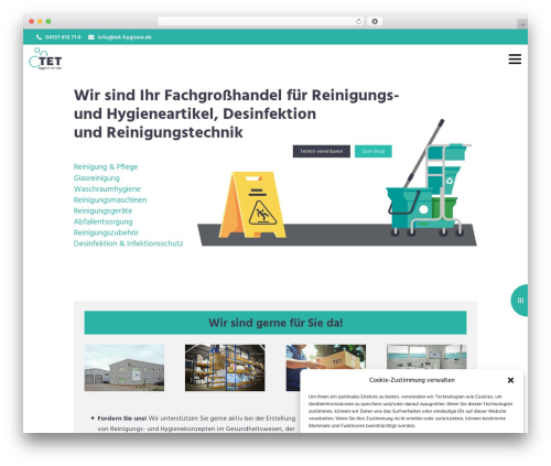 Theme WordPress Divi - tet-hygiene.de