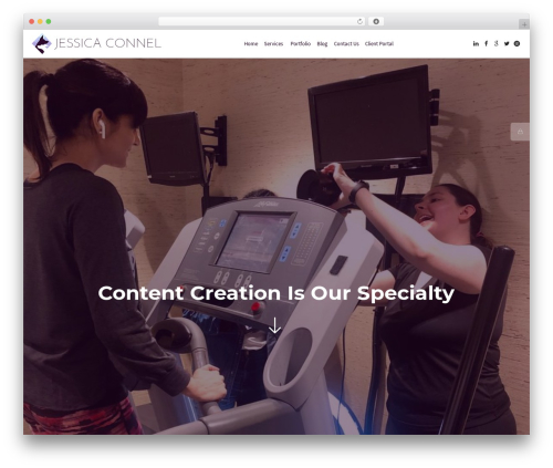 WordPress theme Creative Lab - jessicaconnel.com