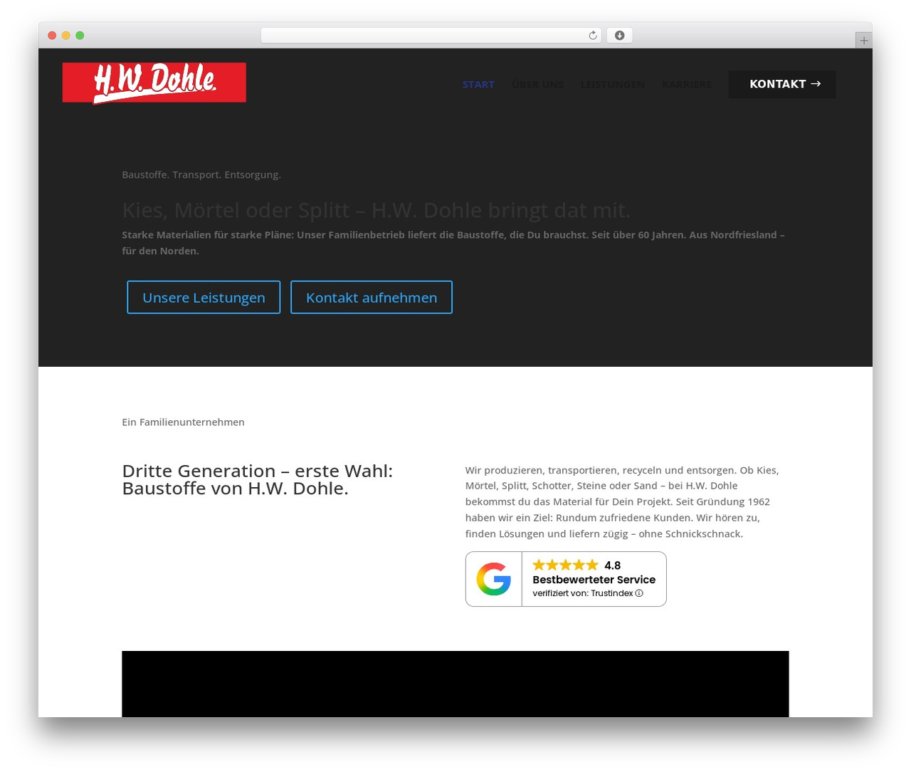 WordPress theme H.W. DOHLE - kieskontor-dohle.de